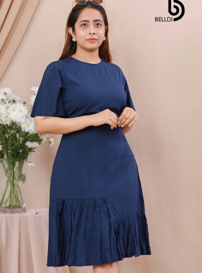 BUTTERFLY SLEEVE SHORT DRESS