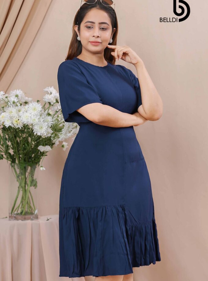 BUTTERFLY SLEEVE SHORT DRESS