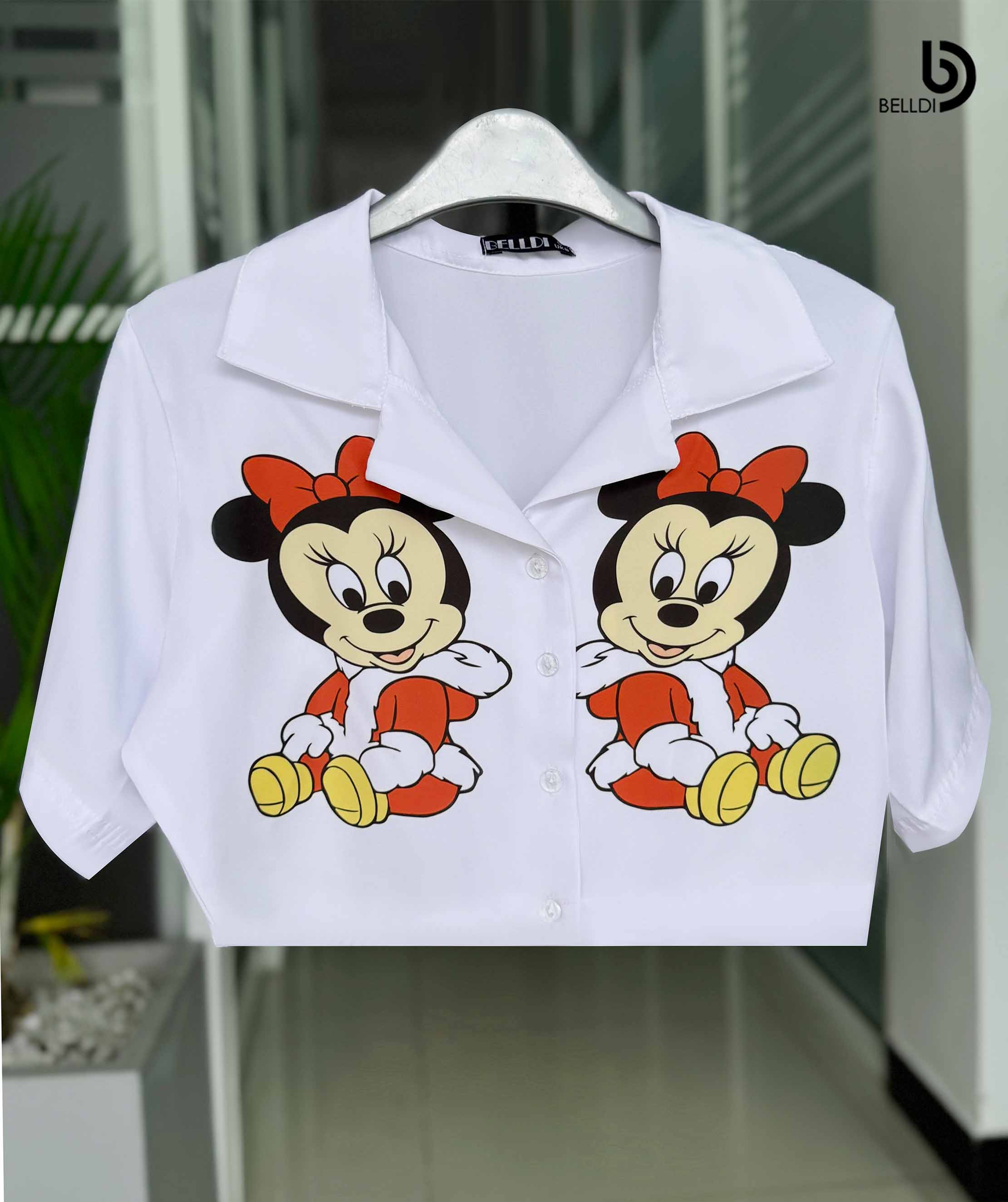 SHORT SLEEVE FRONT OPENED CROP TOP