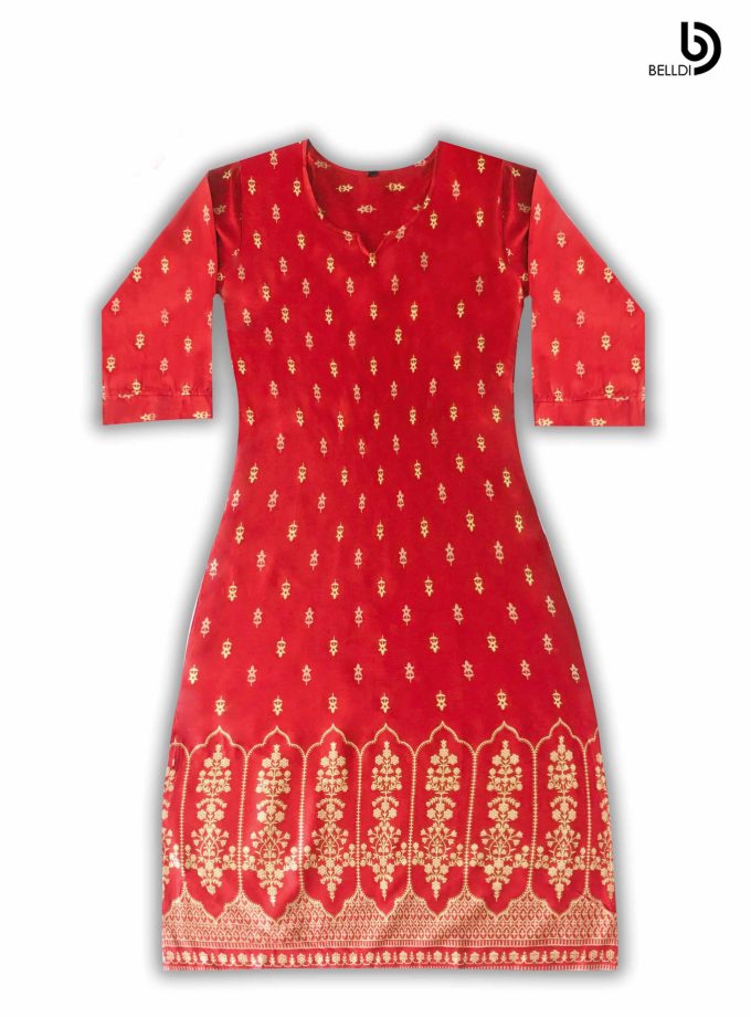 GOLD PRINTED KURUTHA TOP