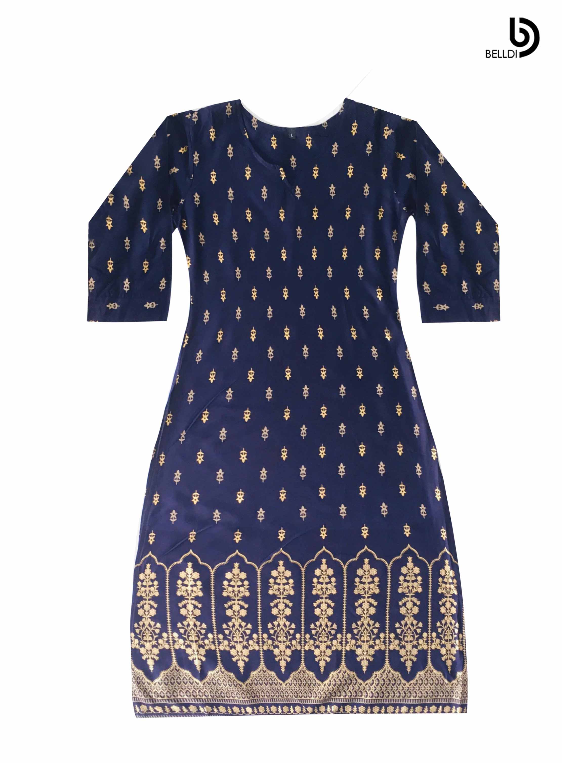 GOLD PRINTED KURUTHA TOP