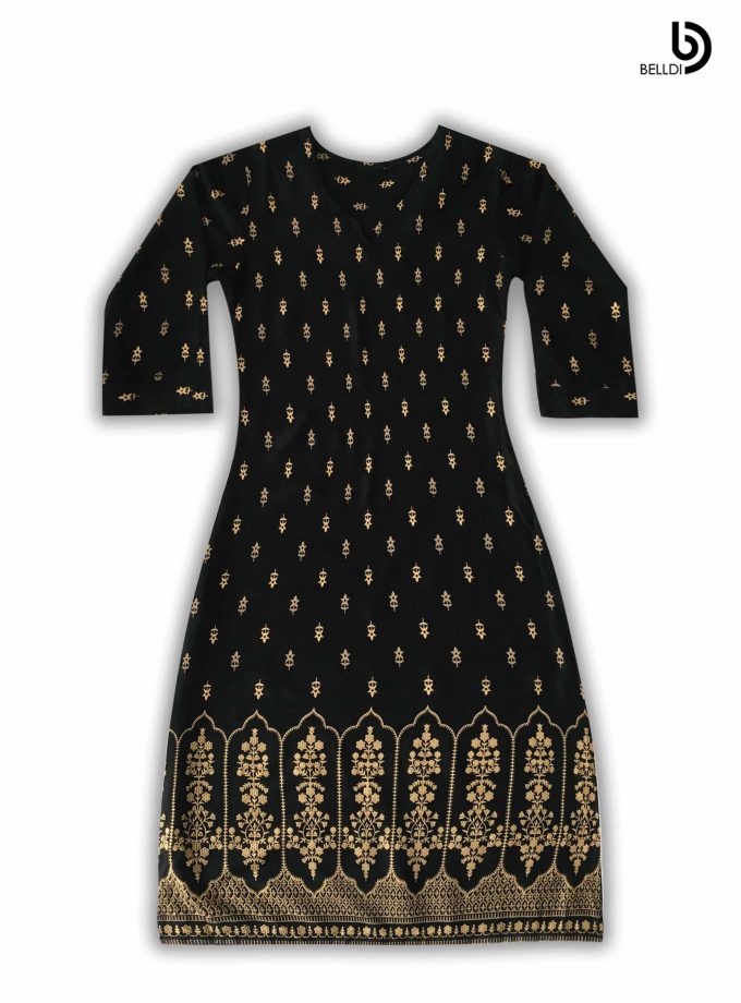 GOLD PRINTED KURUTHA TOP
