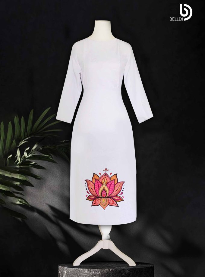 PRINTED LONG KURUTHA TOP