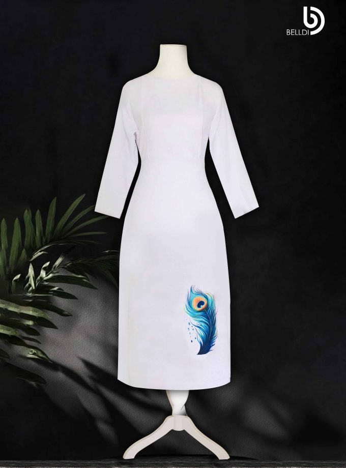 PRINTED LONG KURUTHA TOP