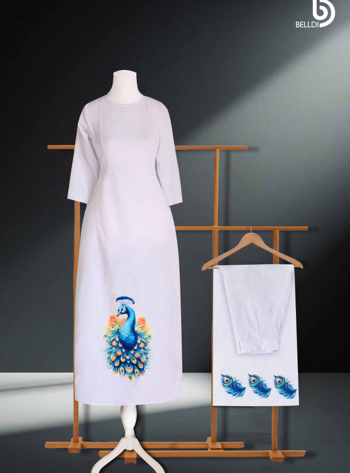 PRINTED LONG KURUTHA SET