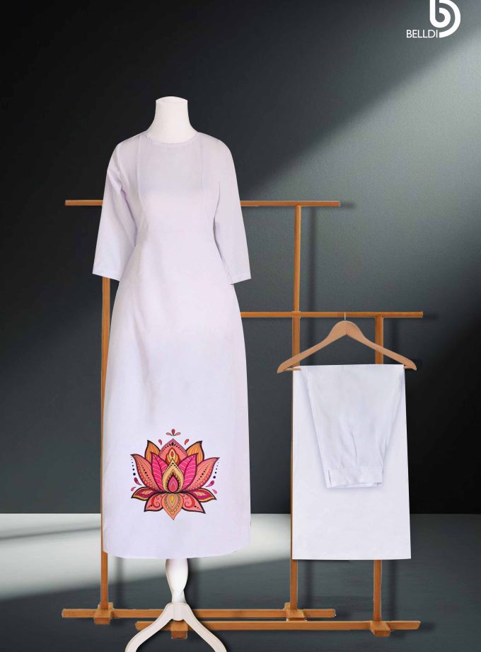 PRINTED LONG KURUTHA SET