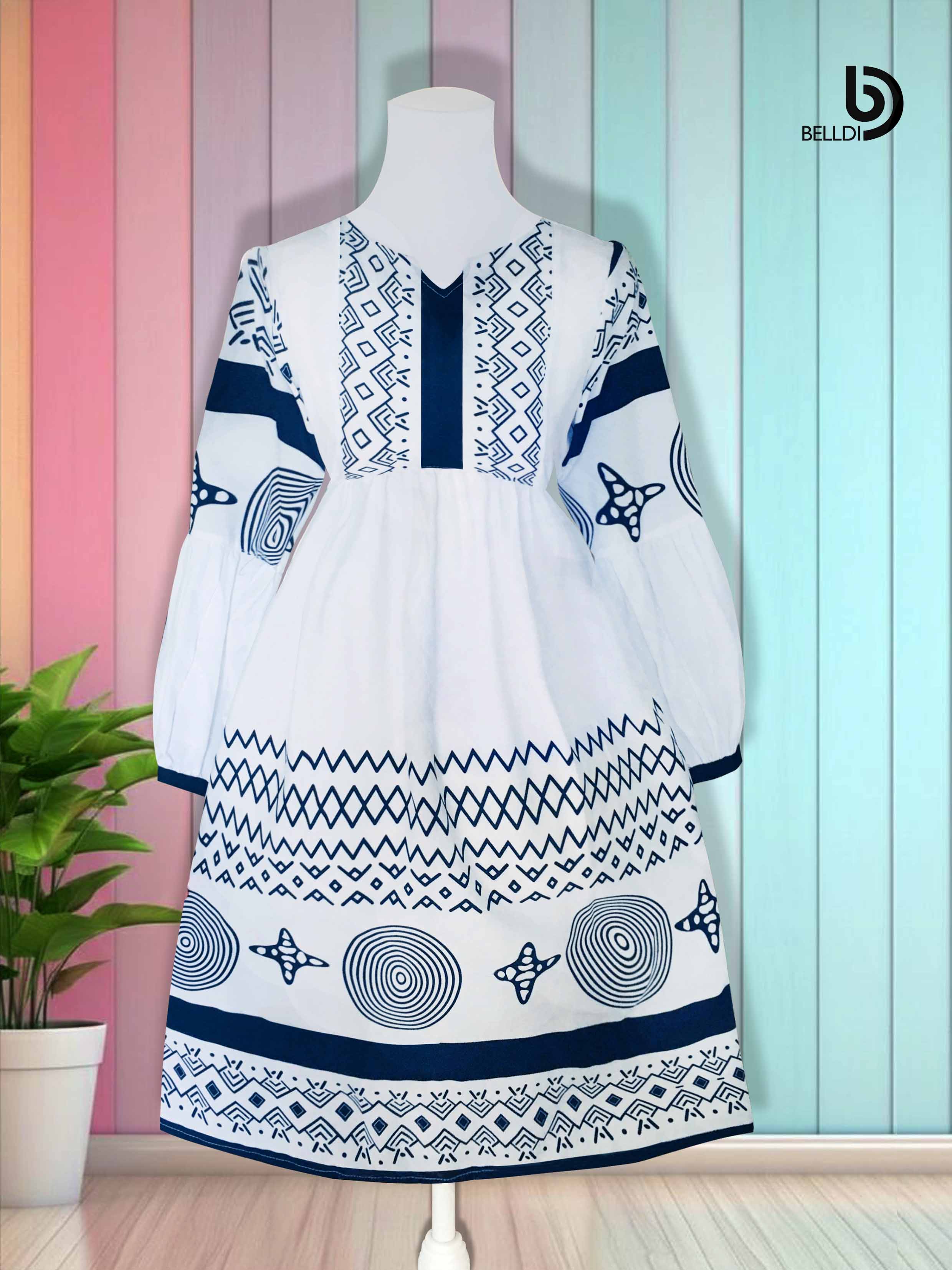 LONG SLEEVE SHORT DRESS
