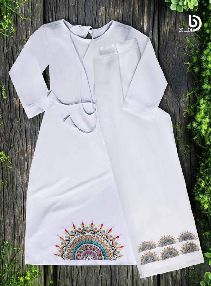 PRINTED LONG KURUTHA SET