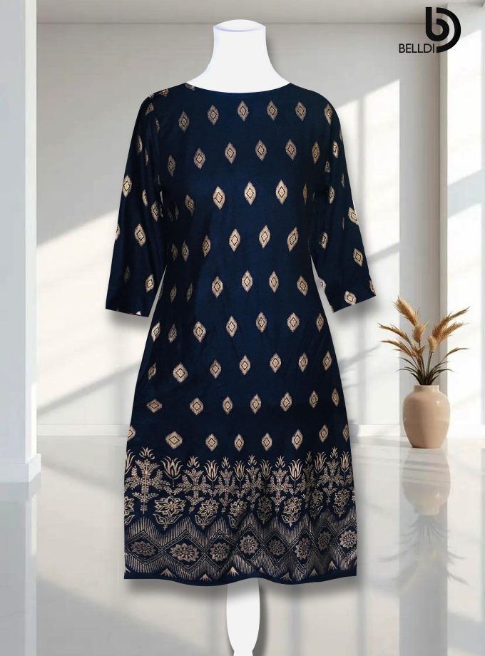 GOLD PRINTED KURUTHA TOP