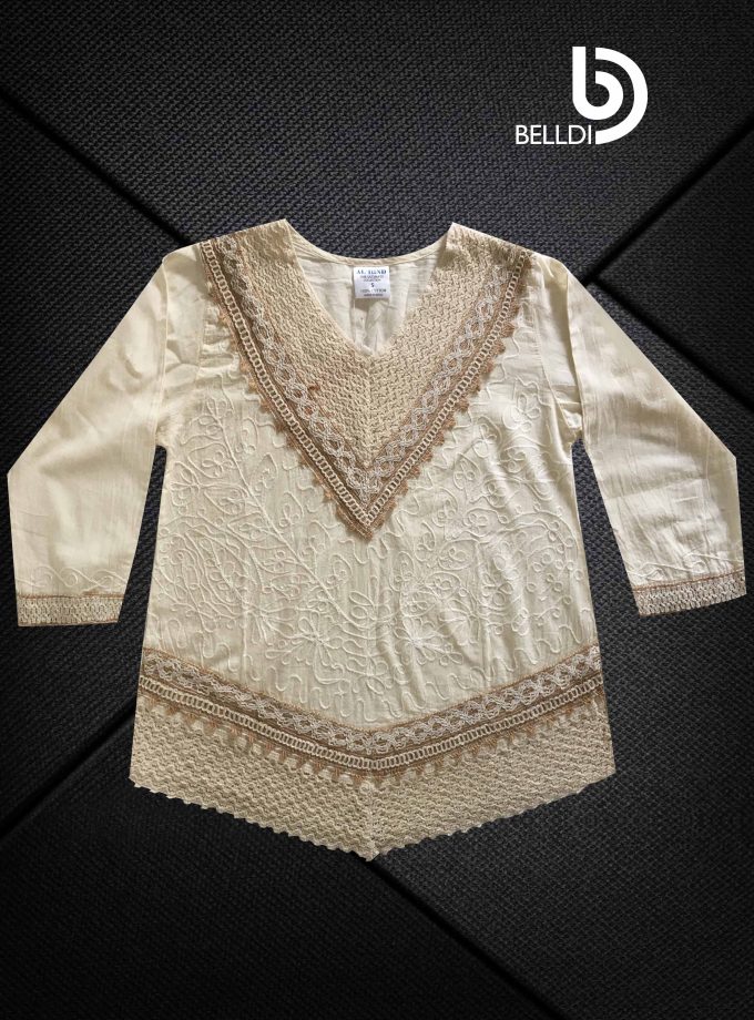 EMBROIDERY LONG SLEEVE BLOUSE