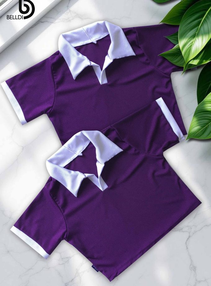 SHORT SLEEVE  CROP TOP