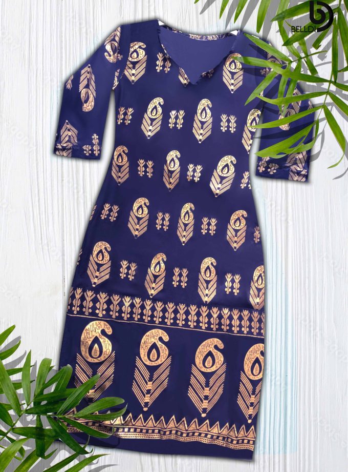 GOLD PRINTED KURUTHA TOP
