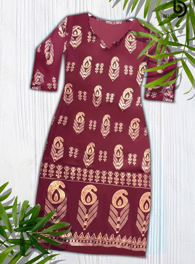 GOLD PRINTED KURUTHA TOP