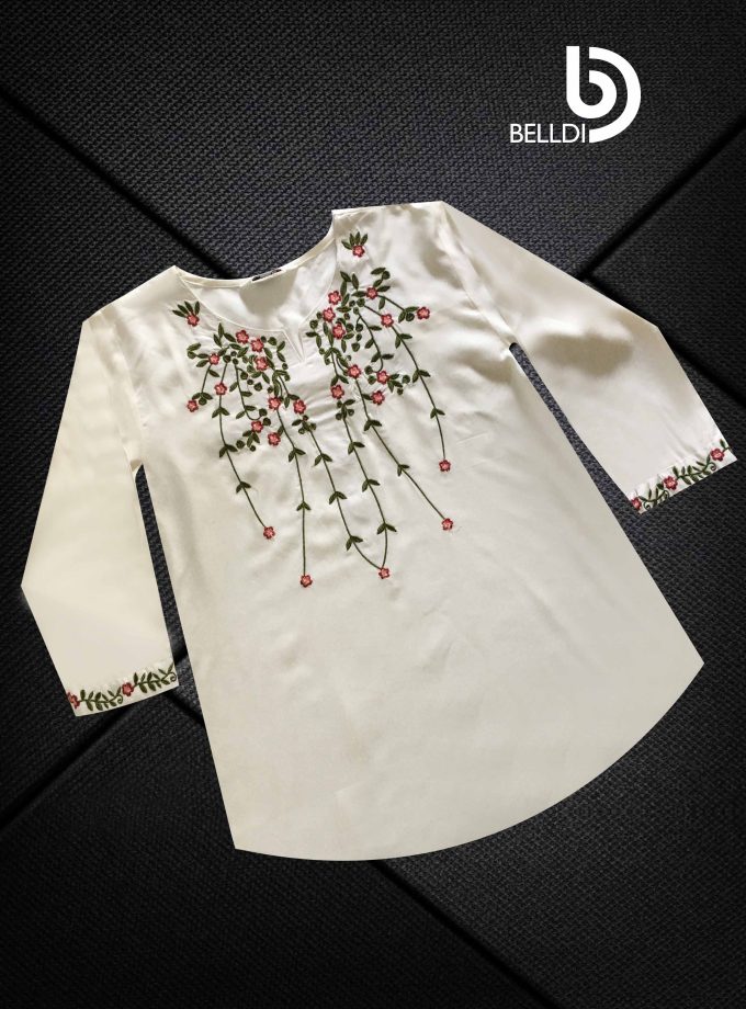 EMBROIDERY LONG SLEEVE BLOUSE