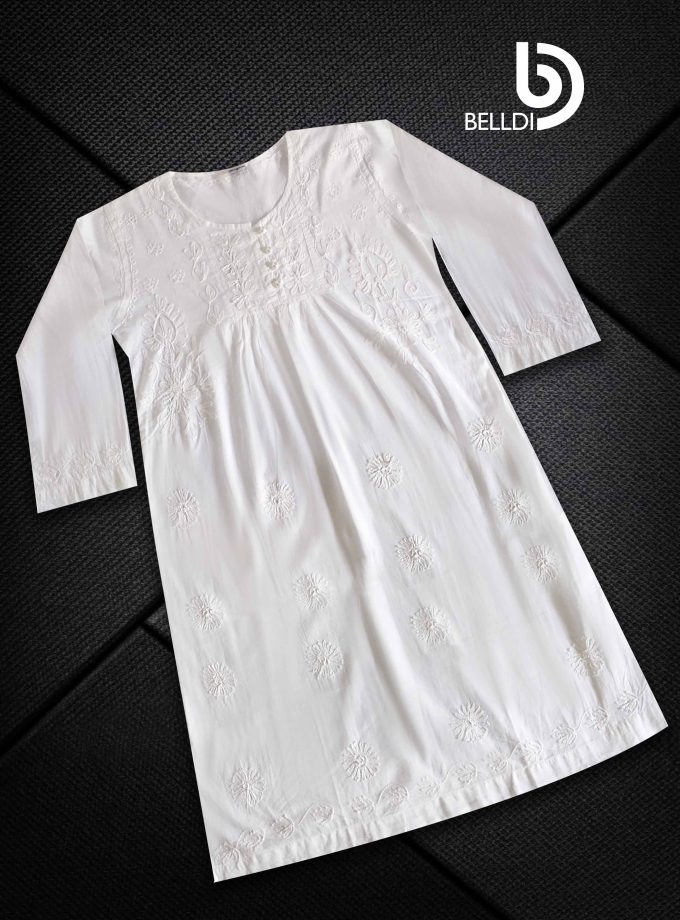 EMBROIDERY LONG SLEEVE TOP