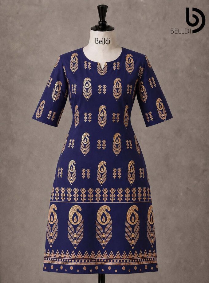 GOLD PRINTED KURUTHA TOP