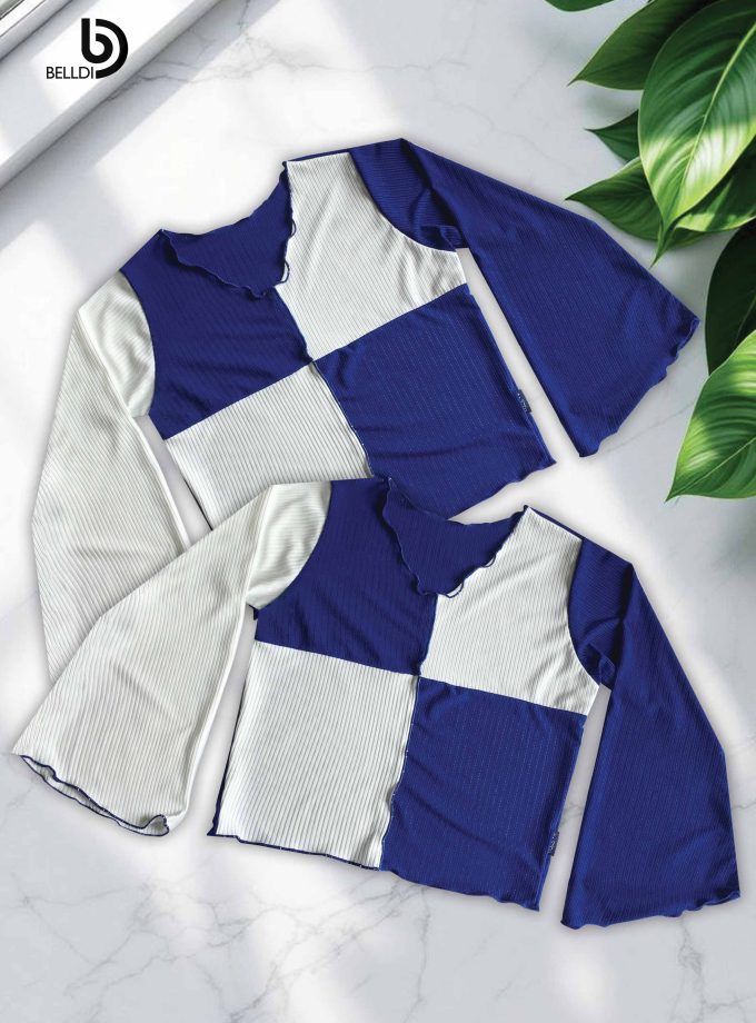 LONG SLEEVE  CROP TOP