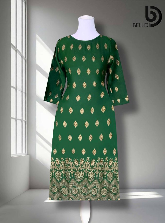 GOLD PRINTED KURUTHA TOP