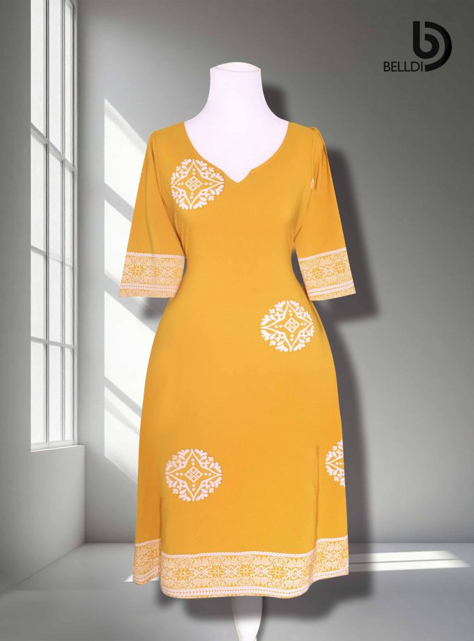 BELL SLEEVE SHORT DRESS