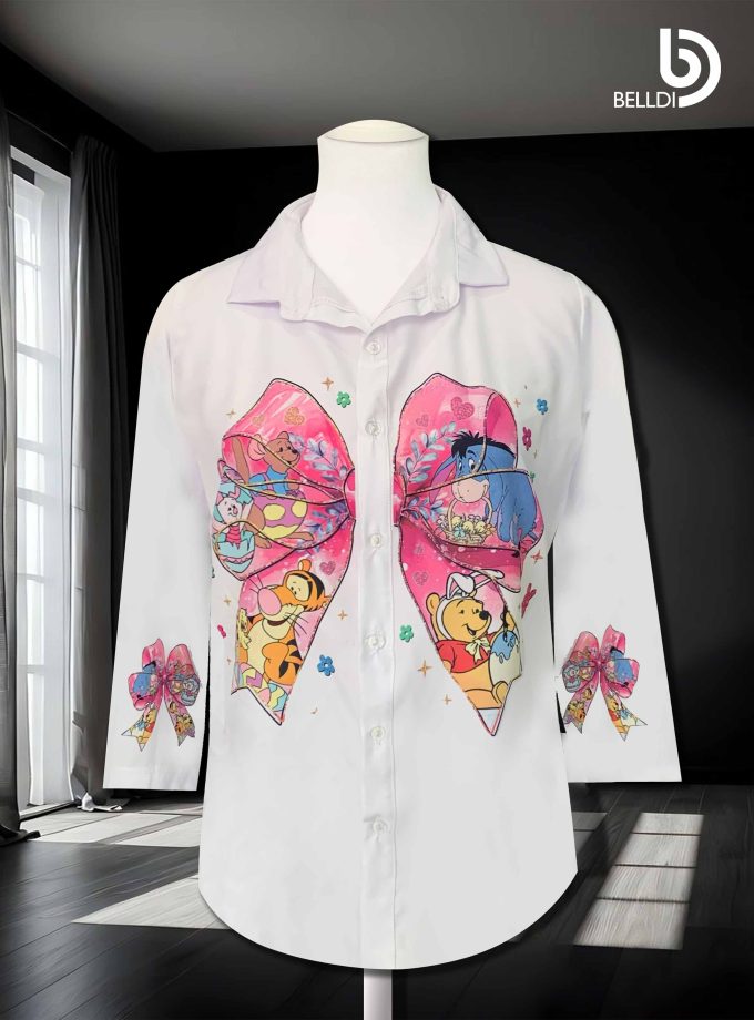 PRINTED LONG SLEEVE BLOUSE