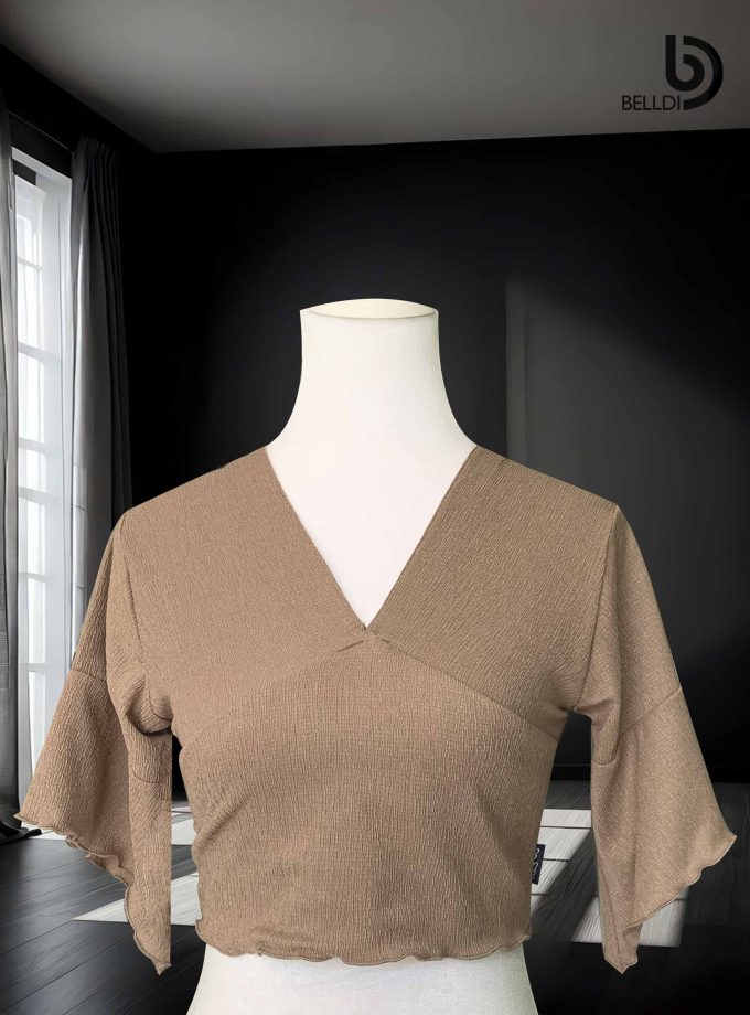 LONG SLEEVE CROP TOP