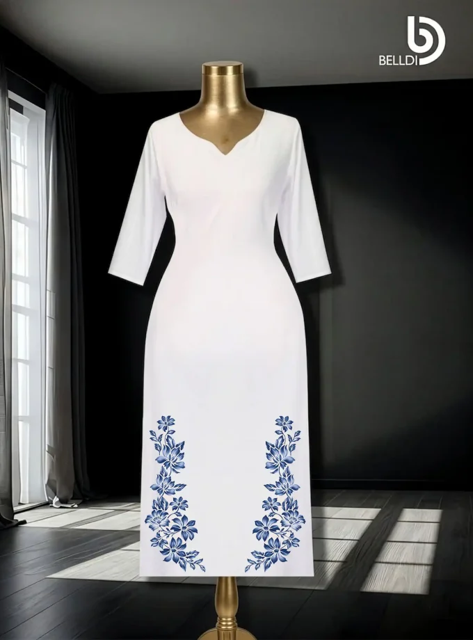 PRINTED LONG KURUTHA TOP
