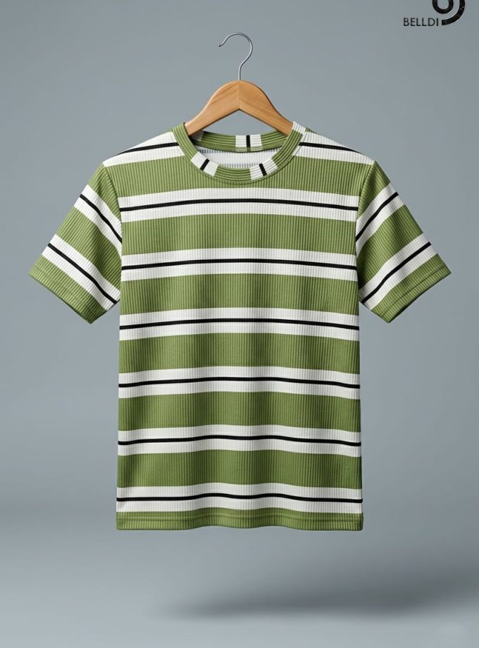 STRIPED CASUAL T-SHIRT