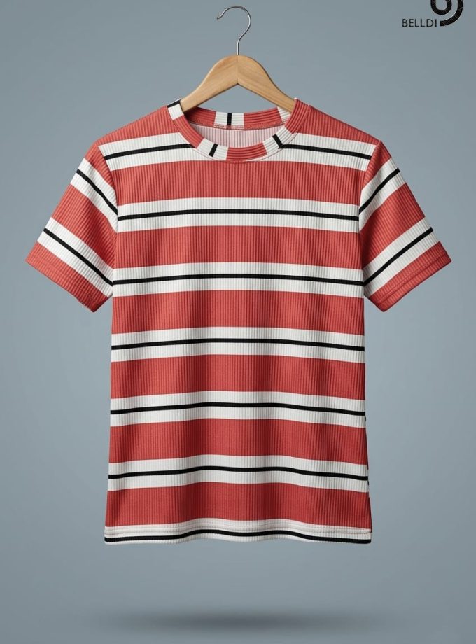STRIPED CASUAL T-SHIRT