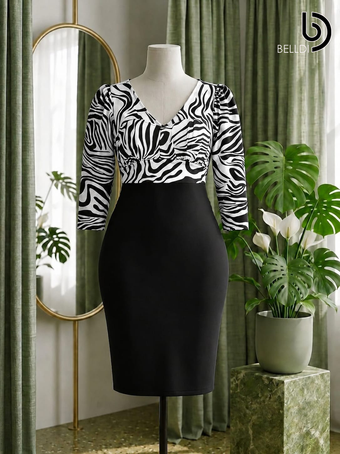 HIGH WAIST TIGHT SHORT DRESS
