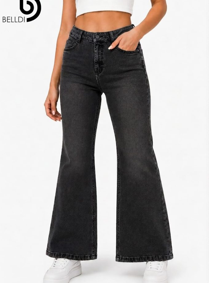 ACID WASH WIDE LEG DENIM