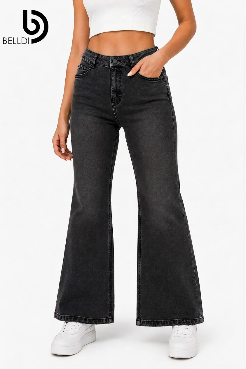 ACID WASH WIDE LEG DENIM