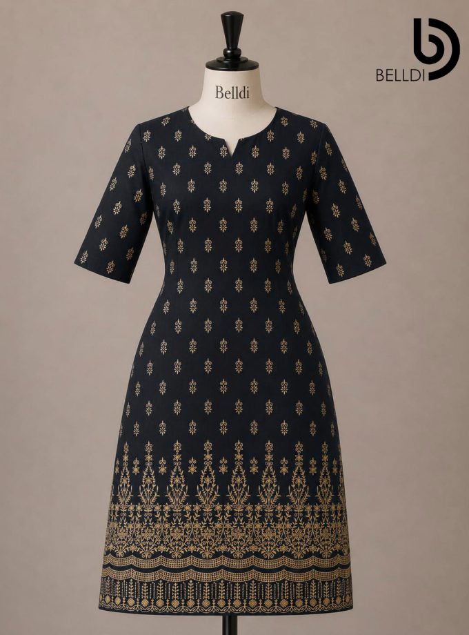 GOLD PRINTED KURUTHA TOP