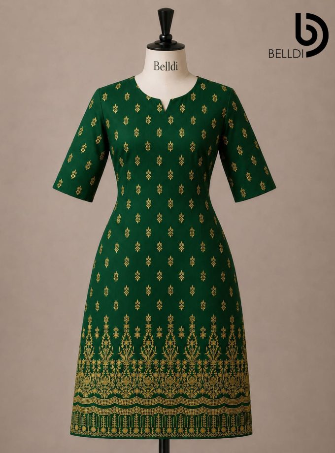 GOLD PRINTED KURUTHA TOP