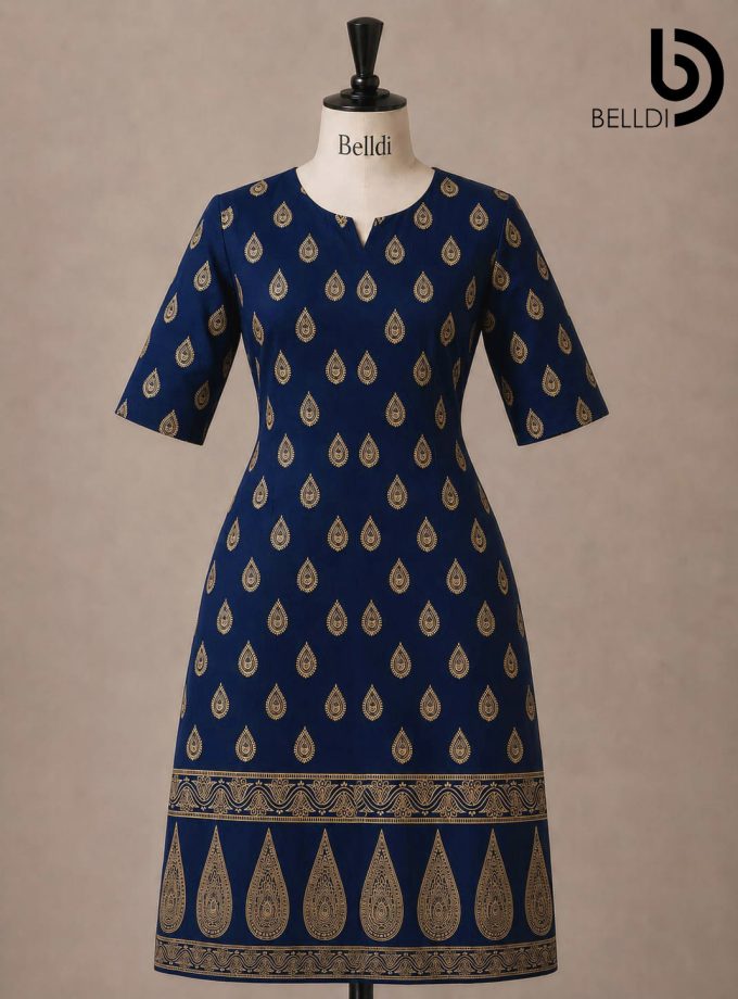 GOLD PRINTED KURUTHA TOP