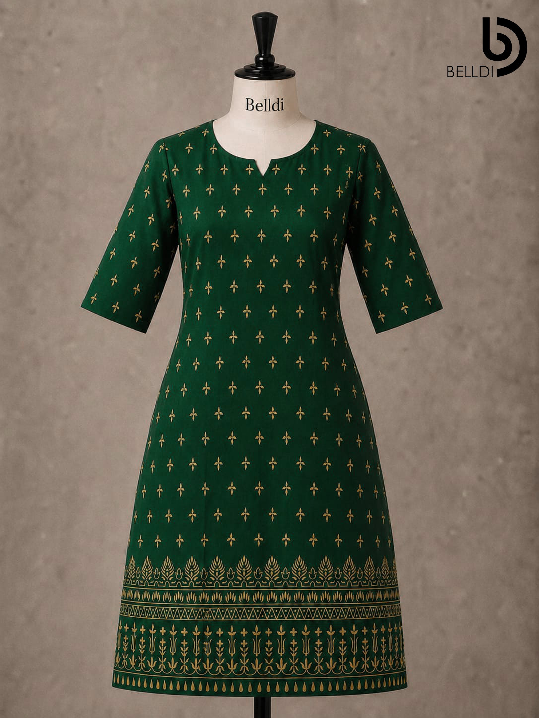 GOLD PRINTED KURUTHA TOP