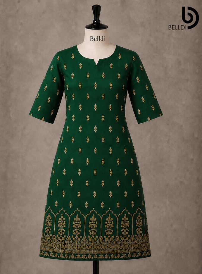 GOLD PRINTED KURUTHA TOP