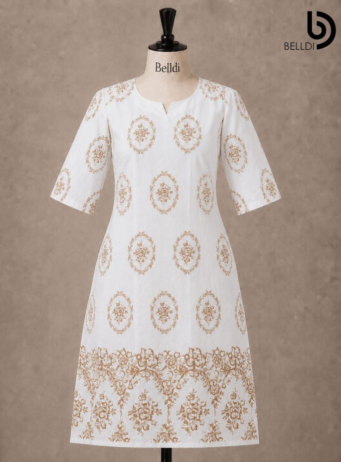 GOLD PRINTED KURUTHA TOP