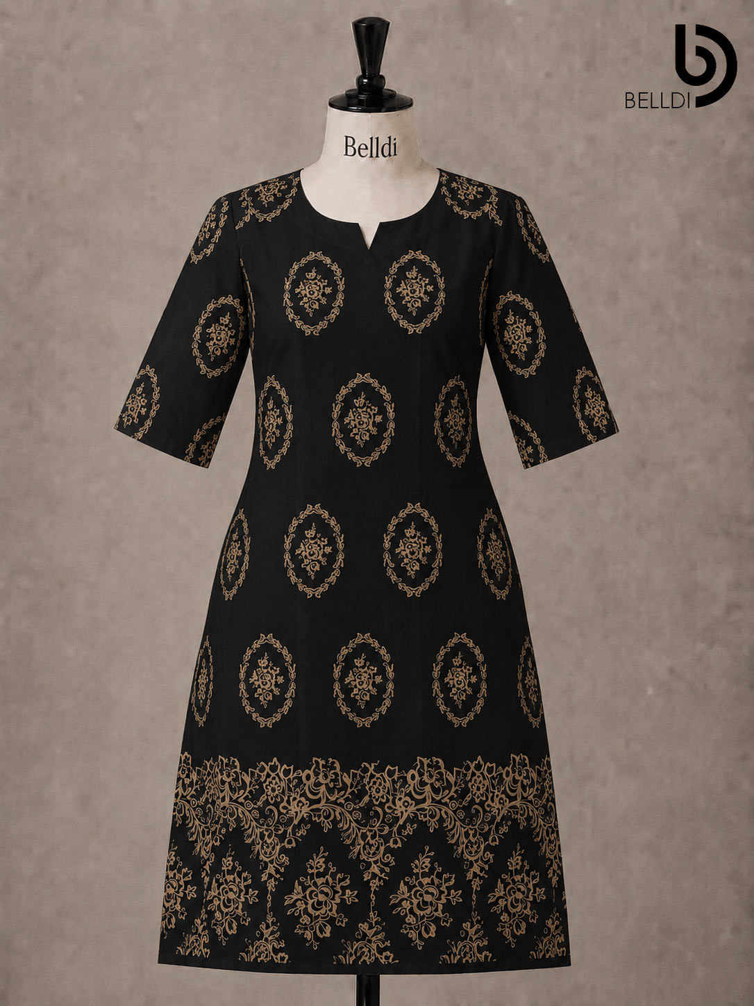 GOLD PRINTED KURUTHA TOP