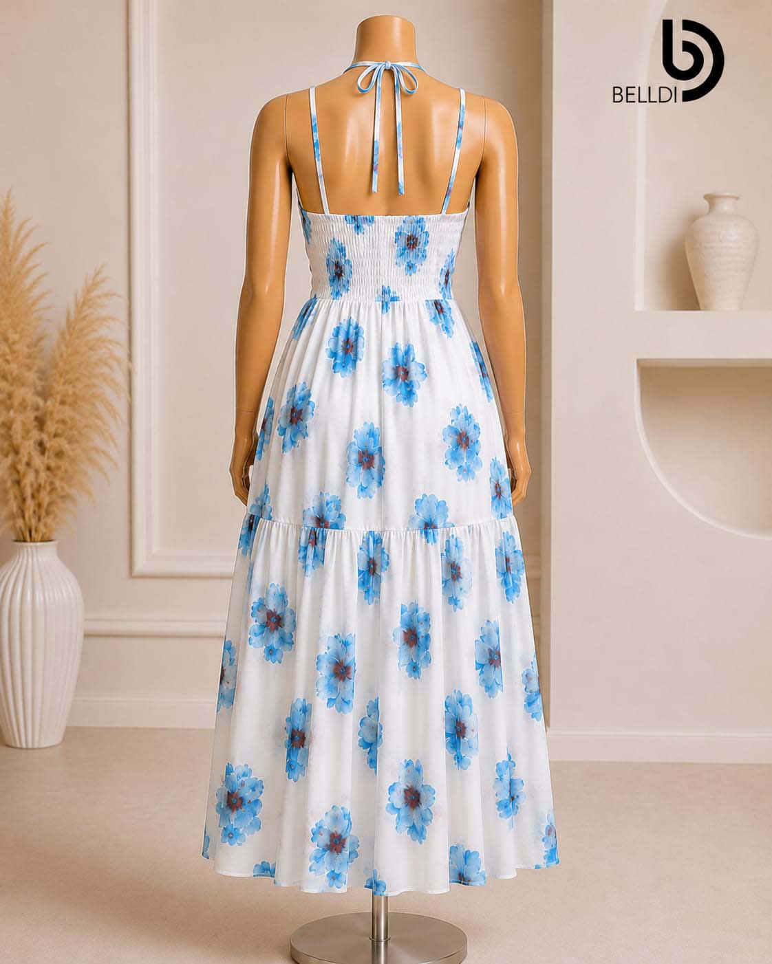 FLORAL PRINTED LONG DRESS - Image 2