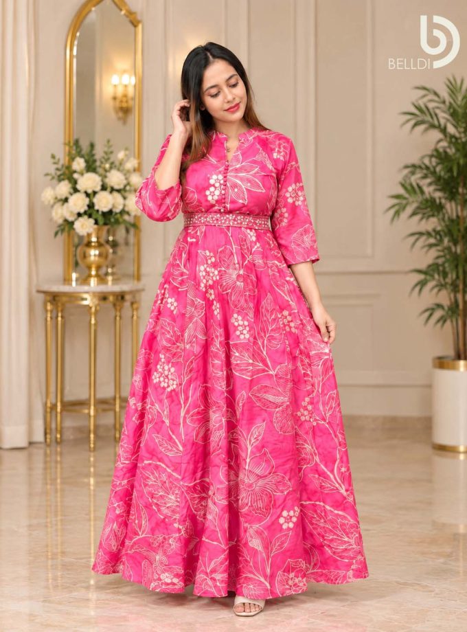 FLORAL ELEGANCE MAXI DRESS
