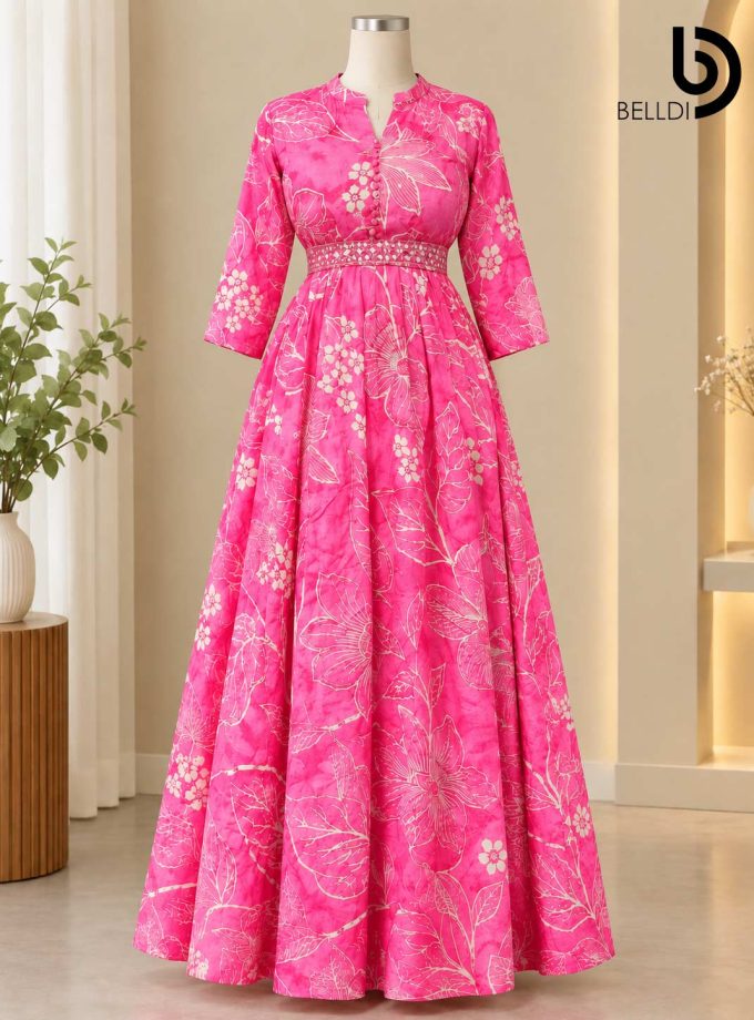 FLORAL ELEGANCE MAXI DRESS