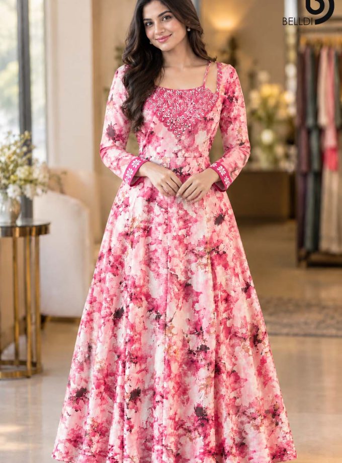 PINK BLOSSOM MAXI DRESS