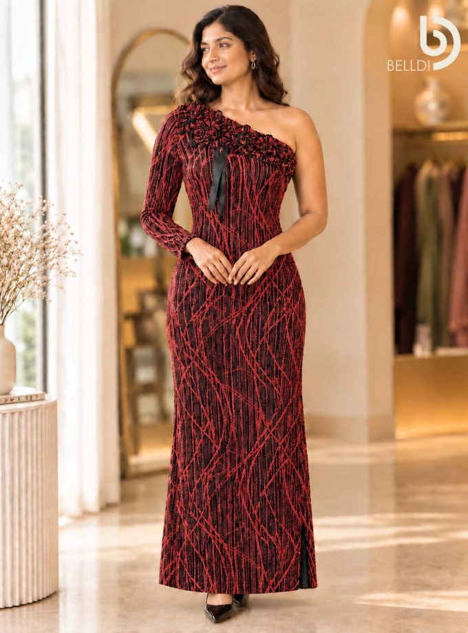 ONE-SHOULDER BODYCON DRESS