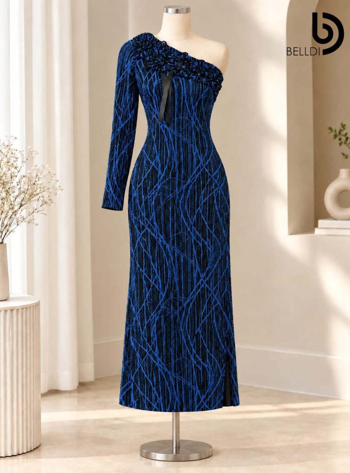 ONE-SHOULDER BODYCON DRESS