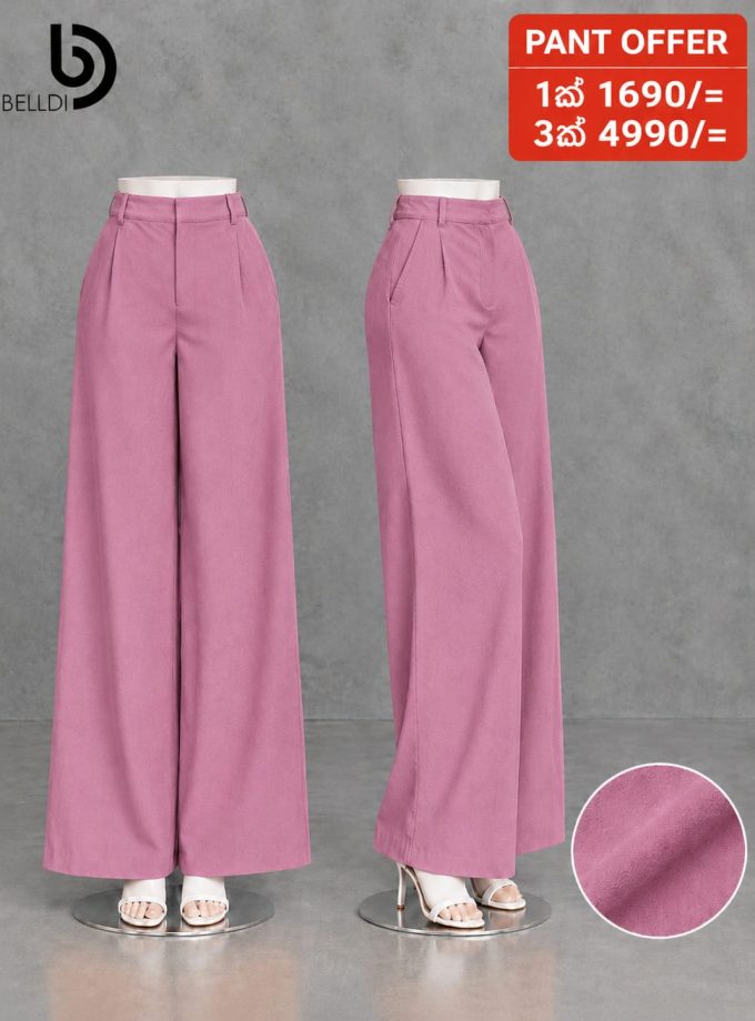 ELEGANT HIGH WAIST WIDE LEG PANT