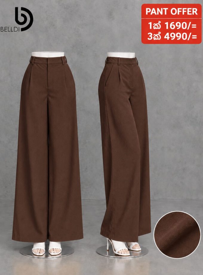 ELEGANT HIGH WAIST WIDE LEG PANT