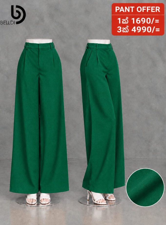 ELEGANT HIGH WAIST WIDE LEG PANT