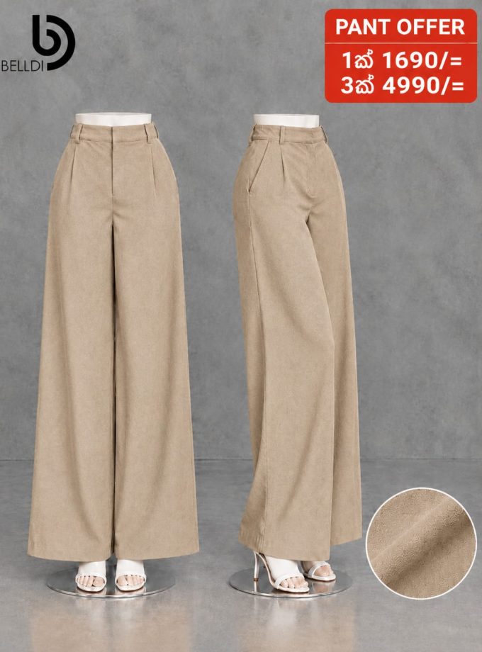 ELEGANT HIGH WAIST WIDE LEG PANT