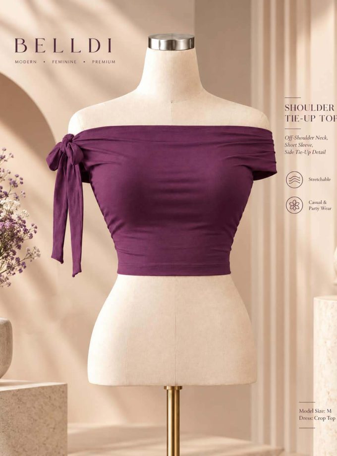 SHOULDER TIE-UP TOP