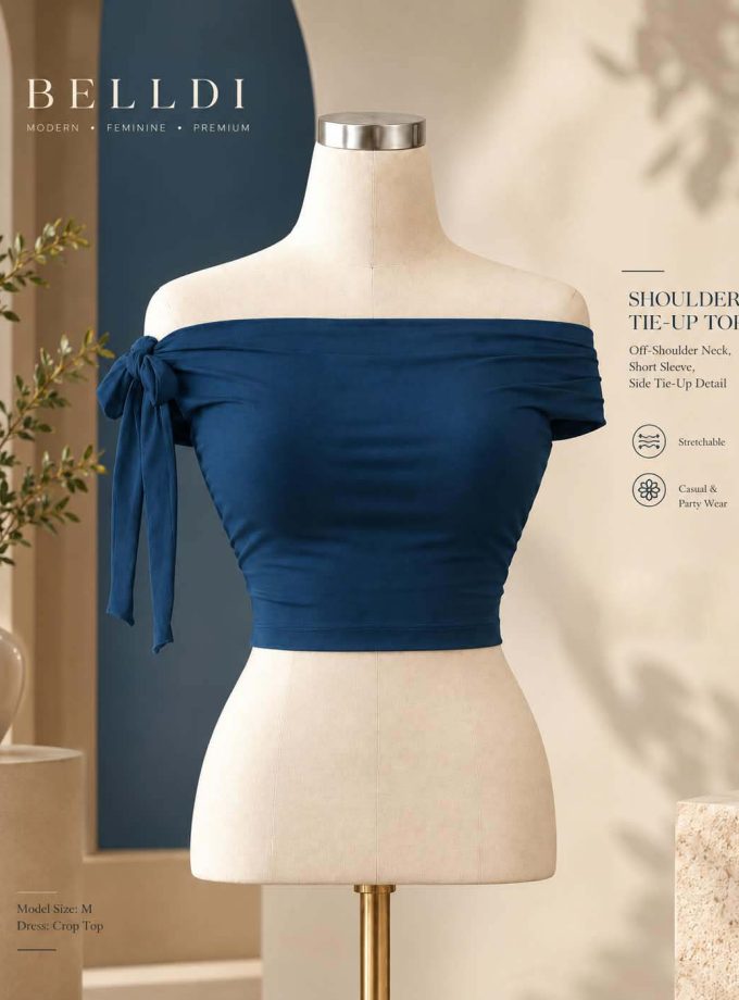 SHOULDER TIE-UP TOP